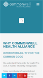 Mobile Screenshot of commonwellalliance.org