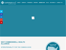 Tablet Screenshot of commonwellalliance.org